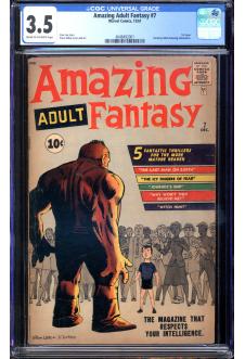 AMAZING ADULT FANTASY #7 CGC 3.5 CR/OW PAGES front cover