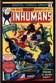 INHUMANS #1 8.0 front cover