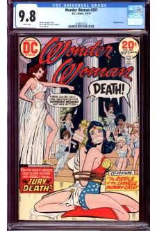 WONDER WOMAN #207 CGC 9.8 WHITE PAGES front cover