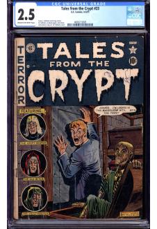 TALES FROM THE CRYPT #23 CGC 2.5 CR/OW PAGES front cover