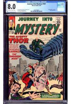 JOURNEY INTO MYSTERY #101 CGC 8.0 OW/WH PAGES front cover