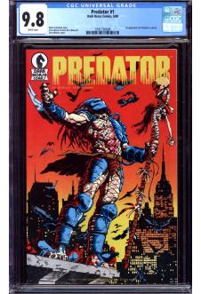 PREDATOR #1 CGC 9.8 WHITE PAGES front cover