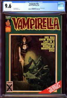 VAMPIRELLA #107 CGC 9.6 OW/WH PAGES front cover