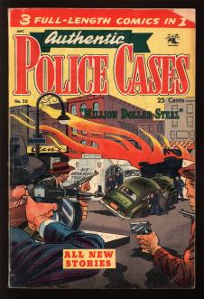 AUTHENTIC POLICE CASES #26 2.5 front cover