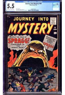 JOURNEY INTO MYSTERY #68 CGC 5.5 OW/WH PAGES front cover