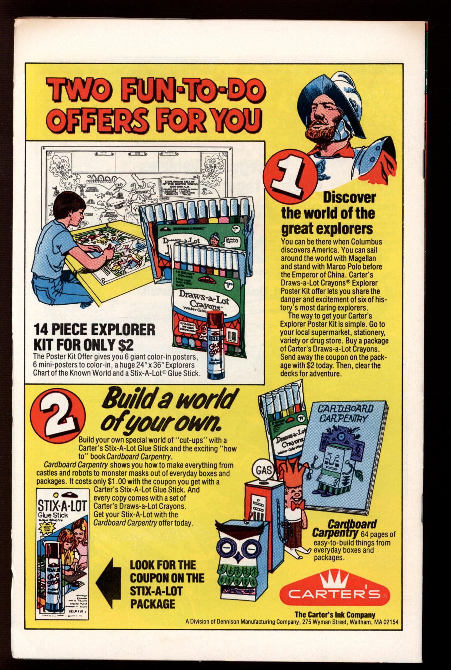 DETECTIVE COMICS Back Cover