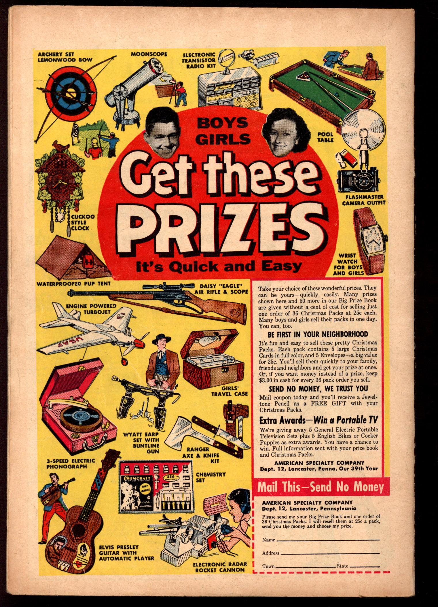 DETECTIVE COMICS Back Cover