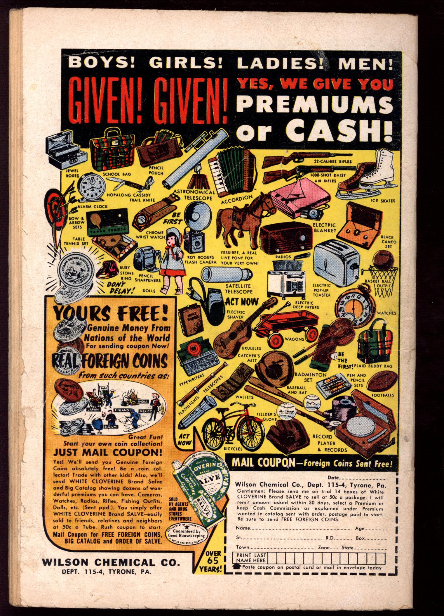 DETECTIVE COMICS Back Cover