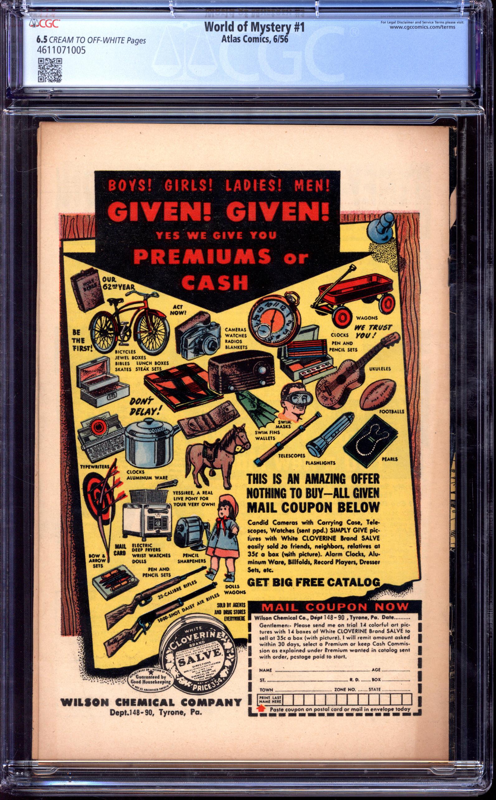 WORLD OF MYSTERY Back Cover