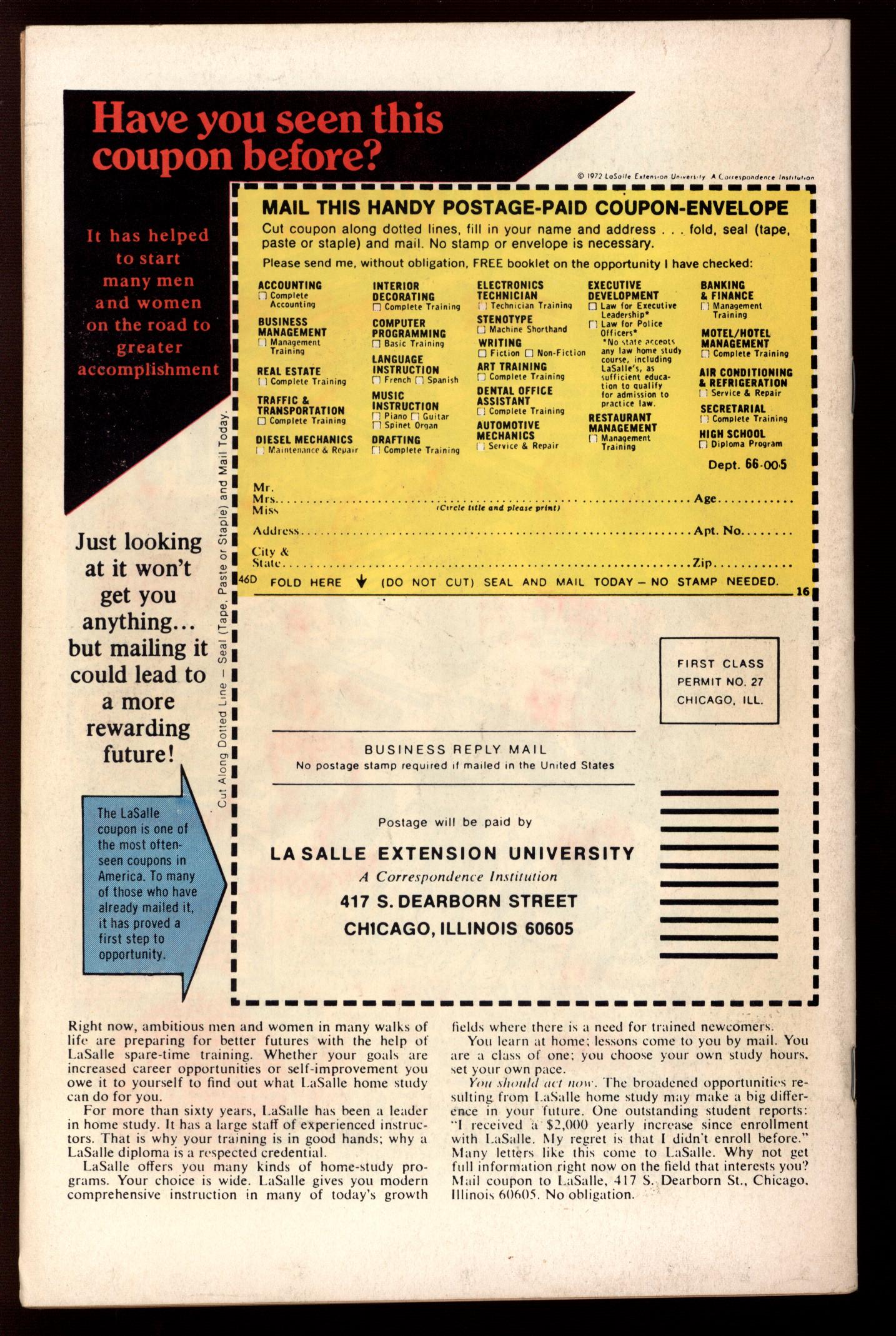 CHAMBER OF CHILLS Back Cover