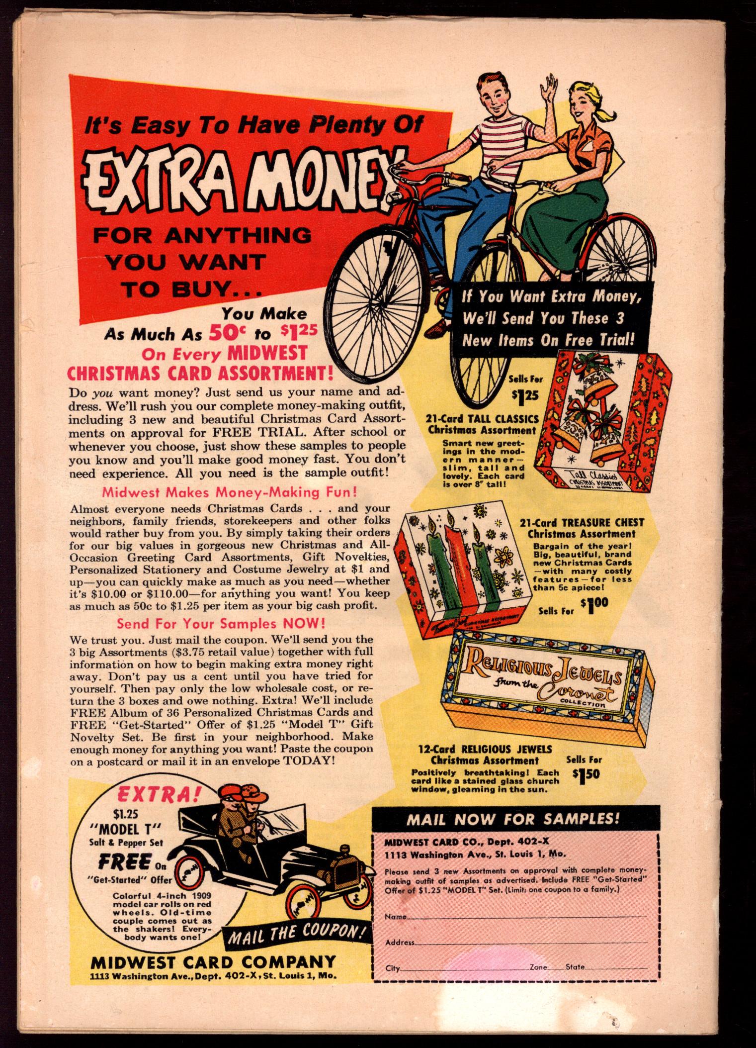 DETECTIVE COMICS Back Cover