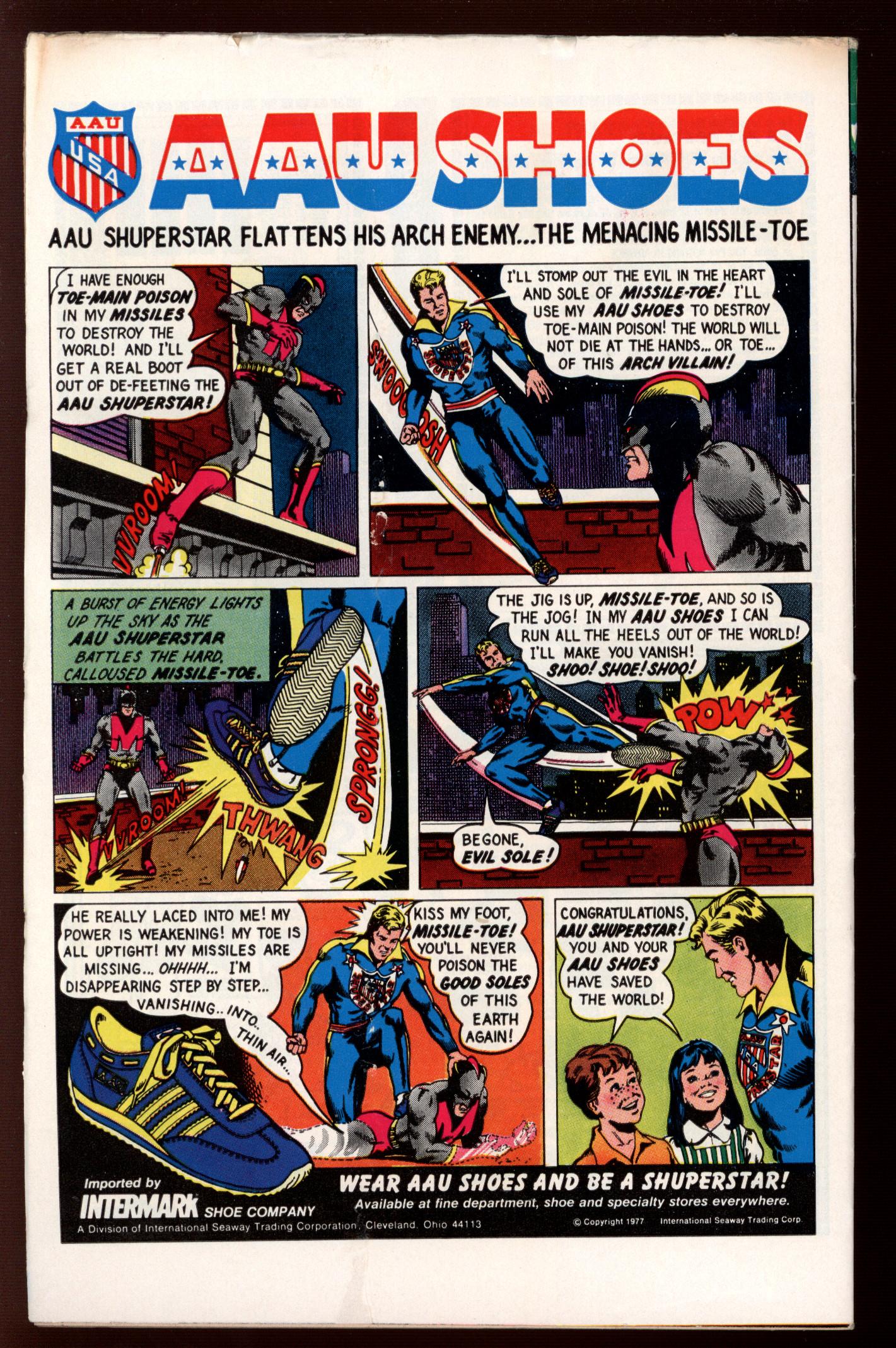 ALL-STAR COMICS Back Cover