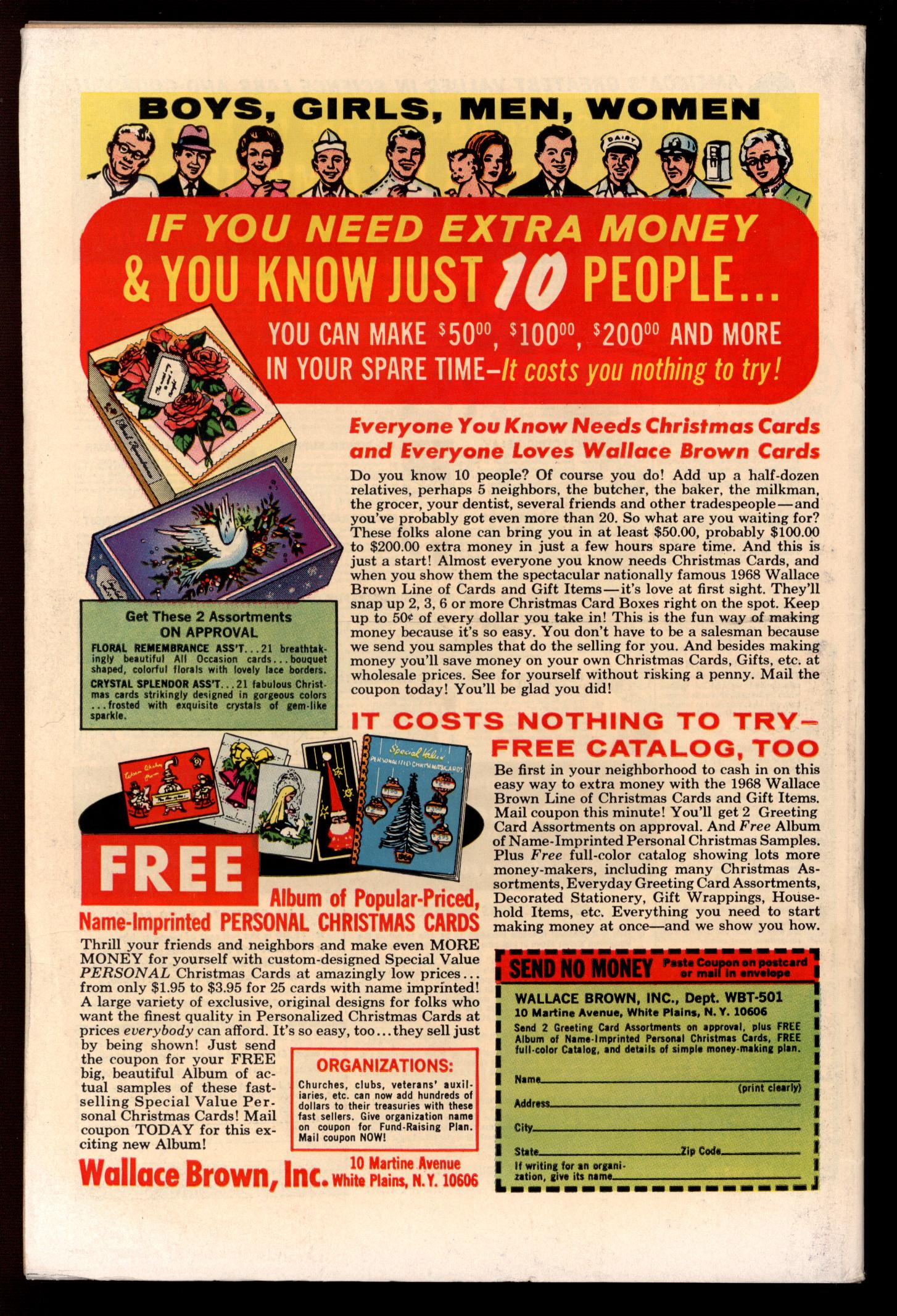 X-MEN Back Cover