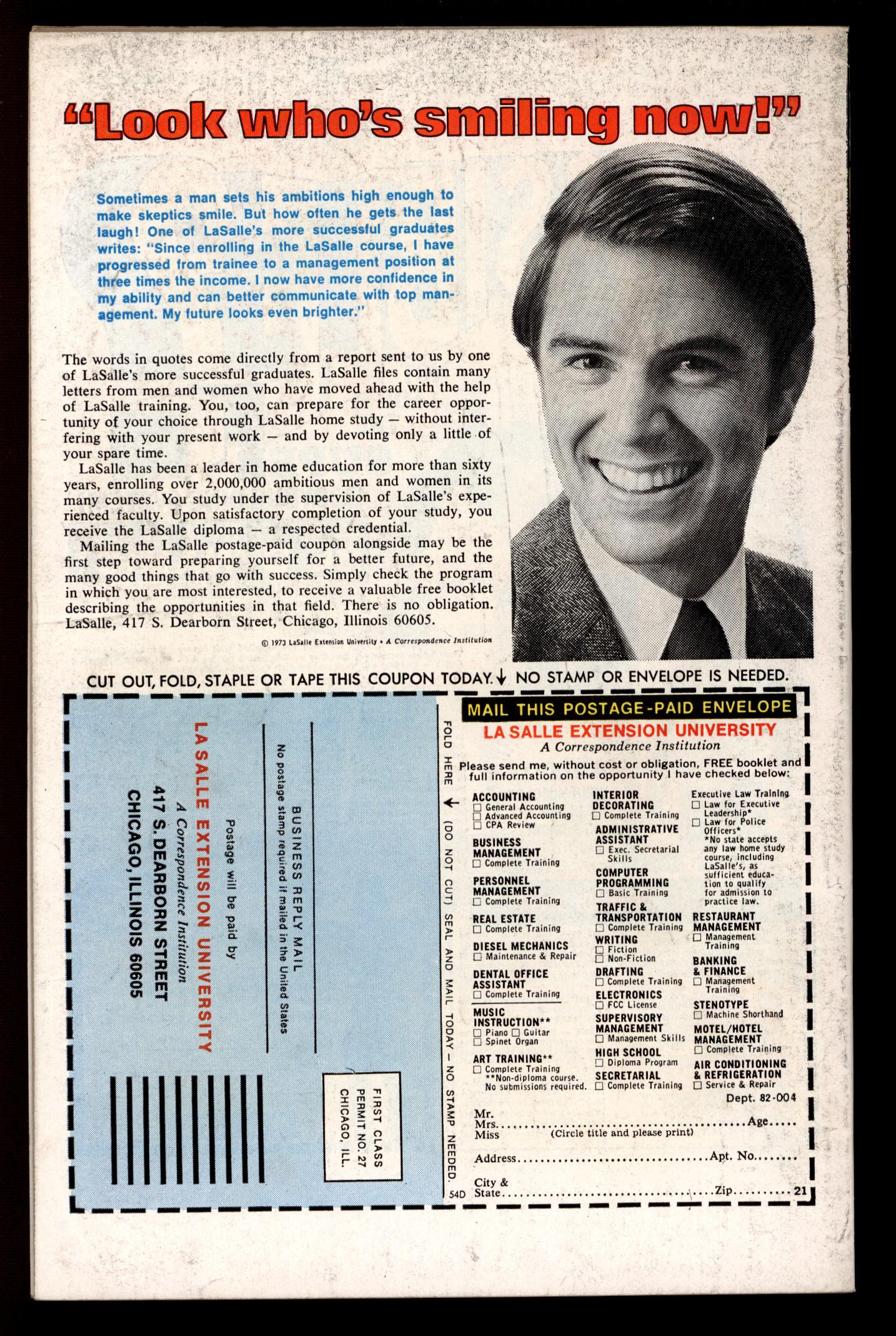 CHAMBER OF CHILLS Back Cover