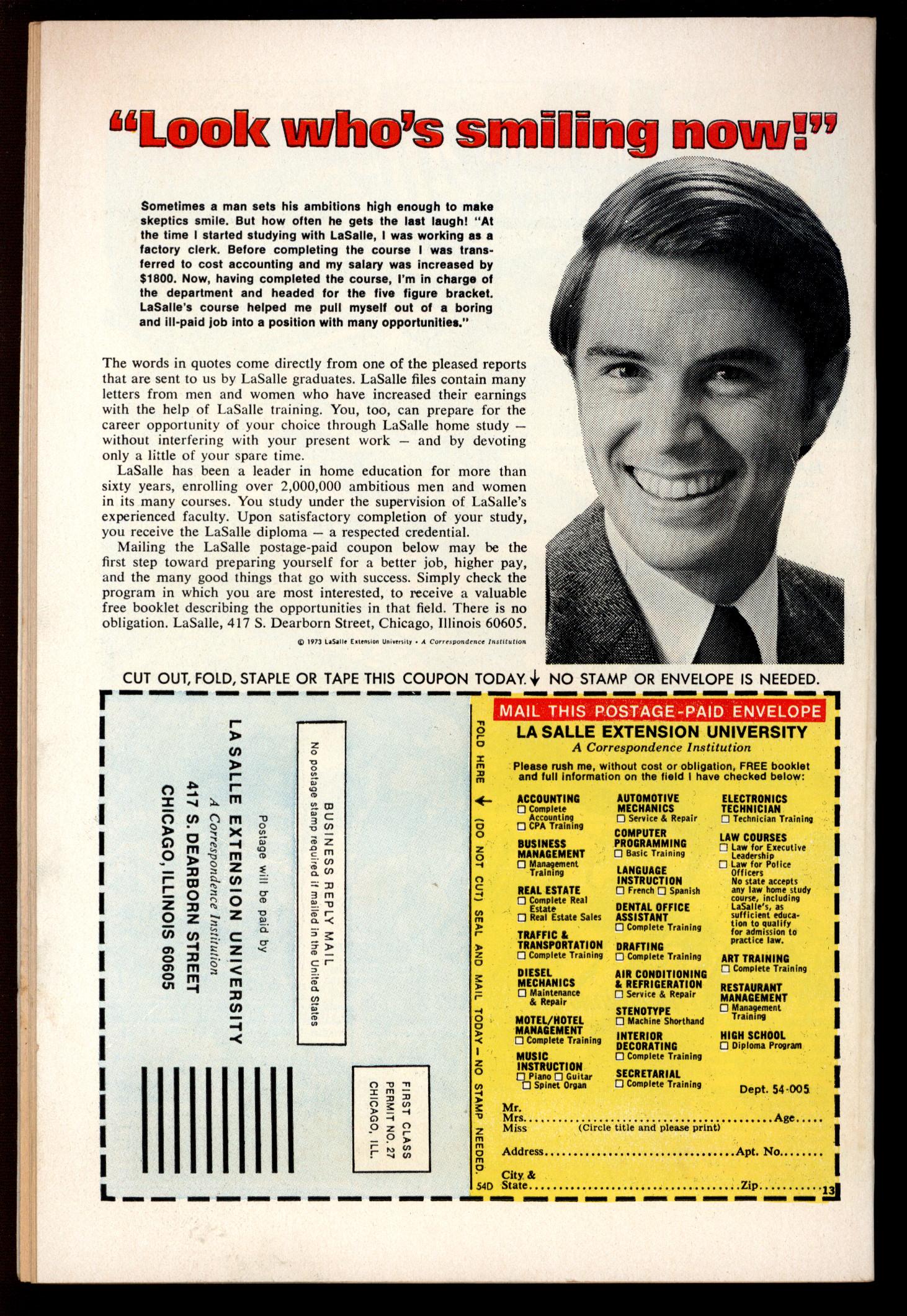 X-MEN Back Cover