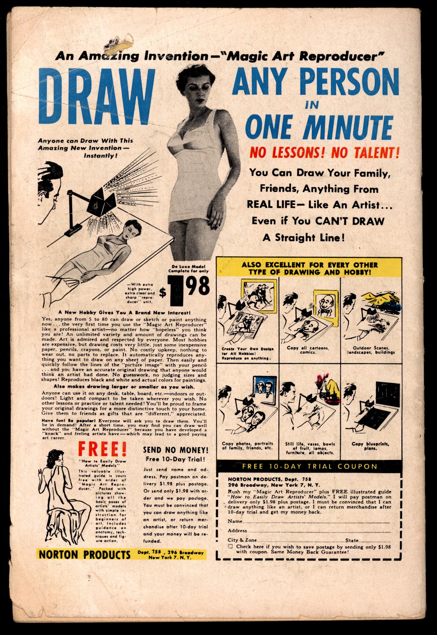 JUSTICE LEAGUE OF AMERICA Back Cover