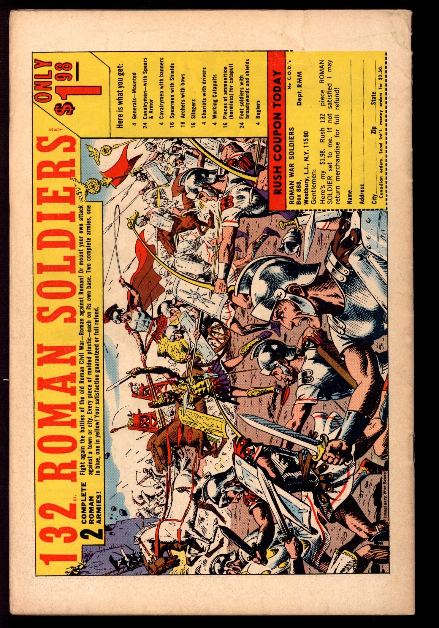 X-MEN Back Cover