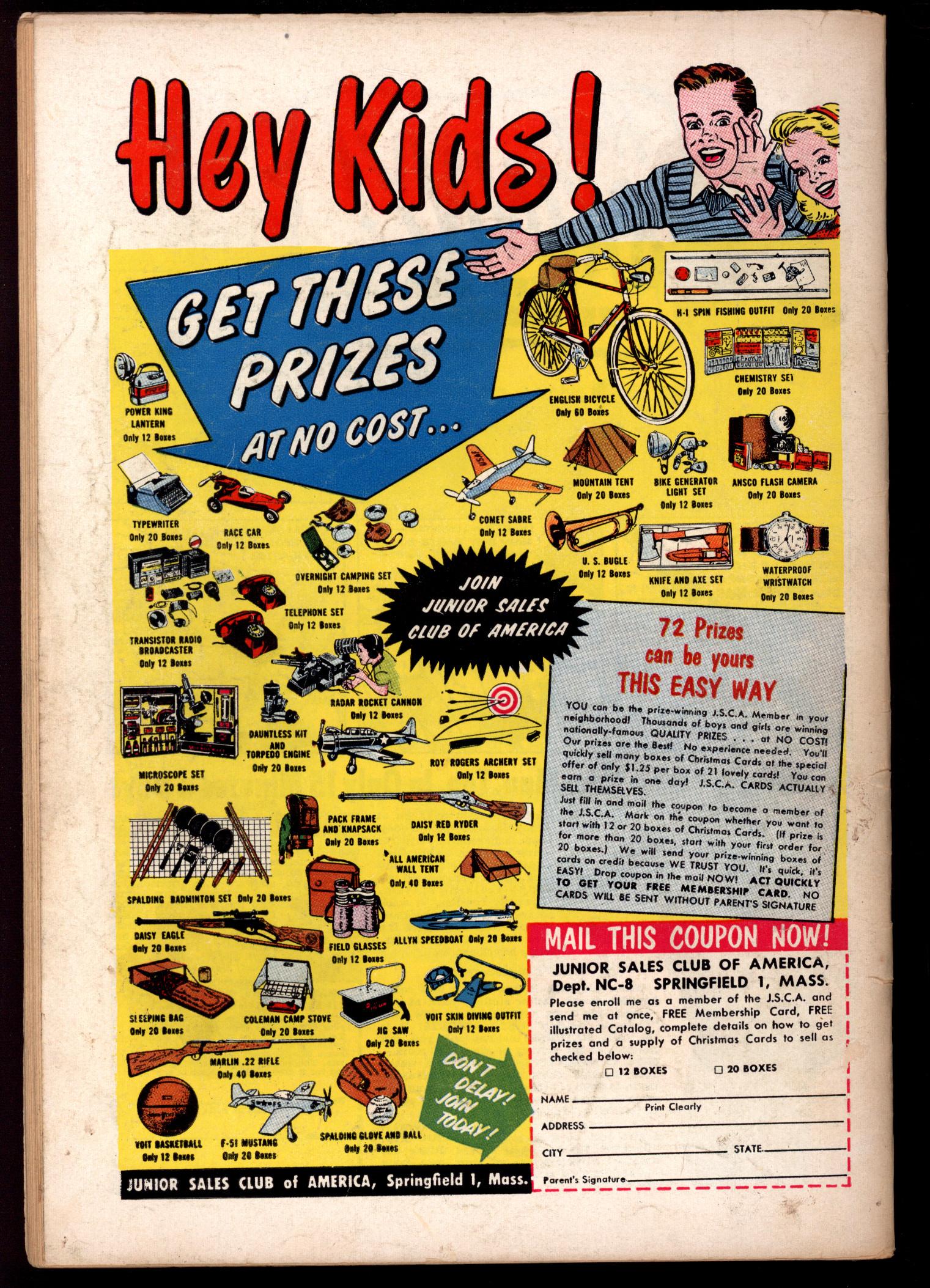 DETECTIVE COMICS Back Cover