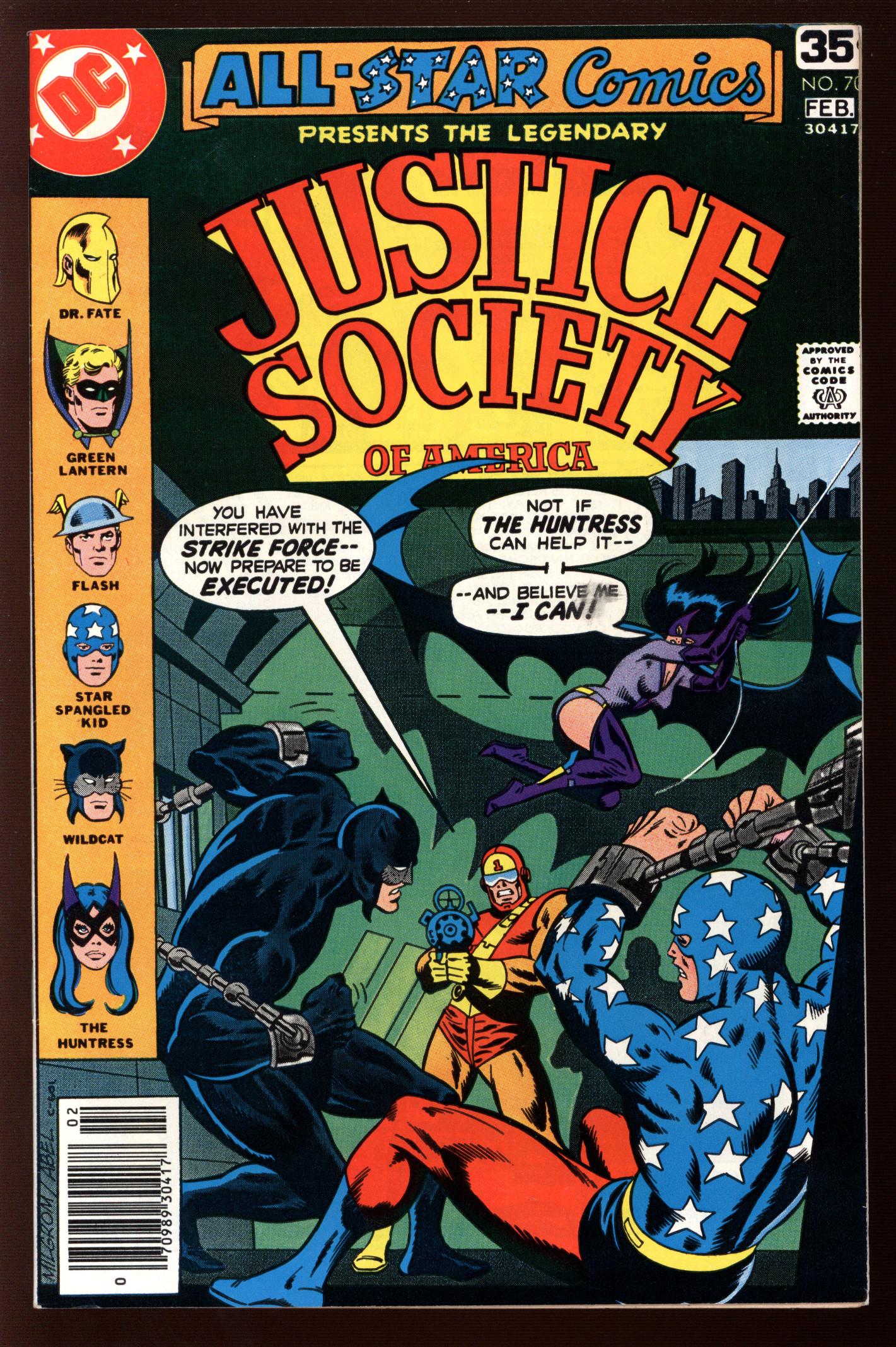 ALL-STAR COMICS Front Cover