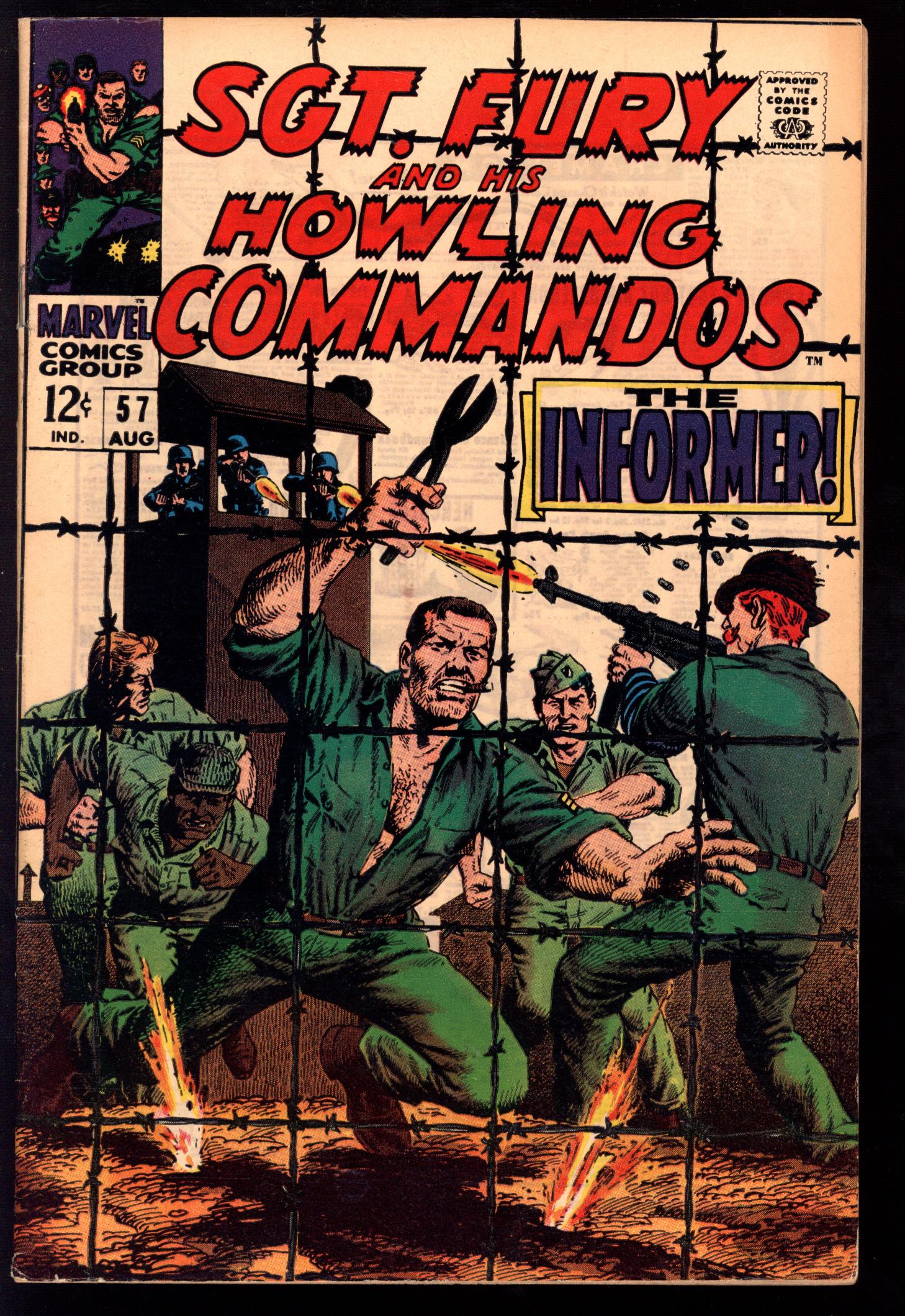 SGT. FURY AND HIS HOWLING COMMANDOS Front Cover