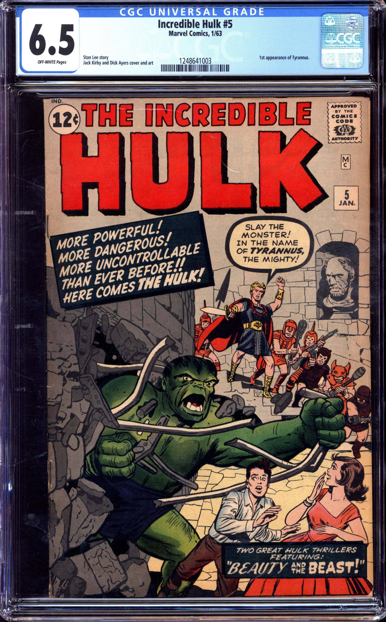 INCREDIBLE HULK Front Cover