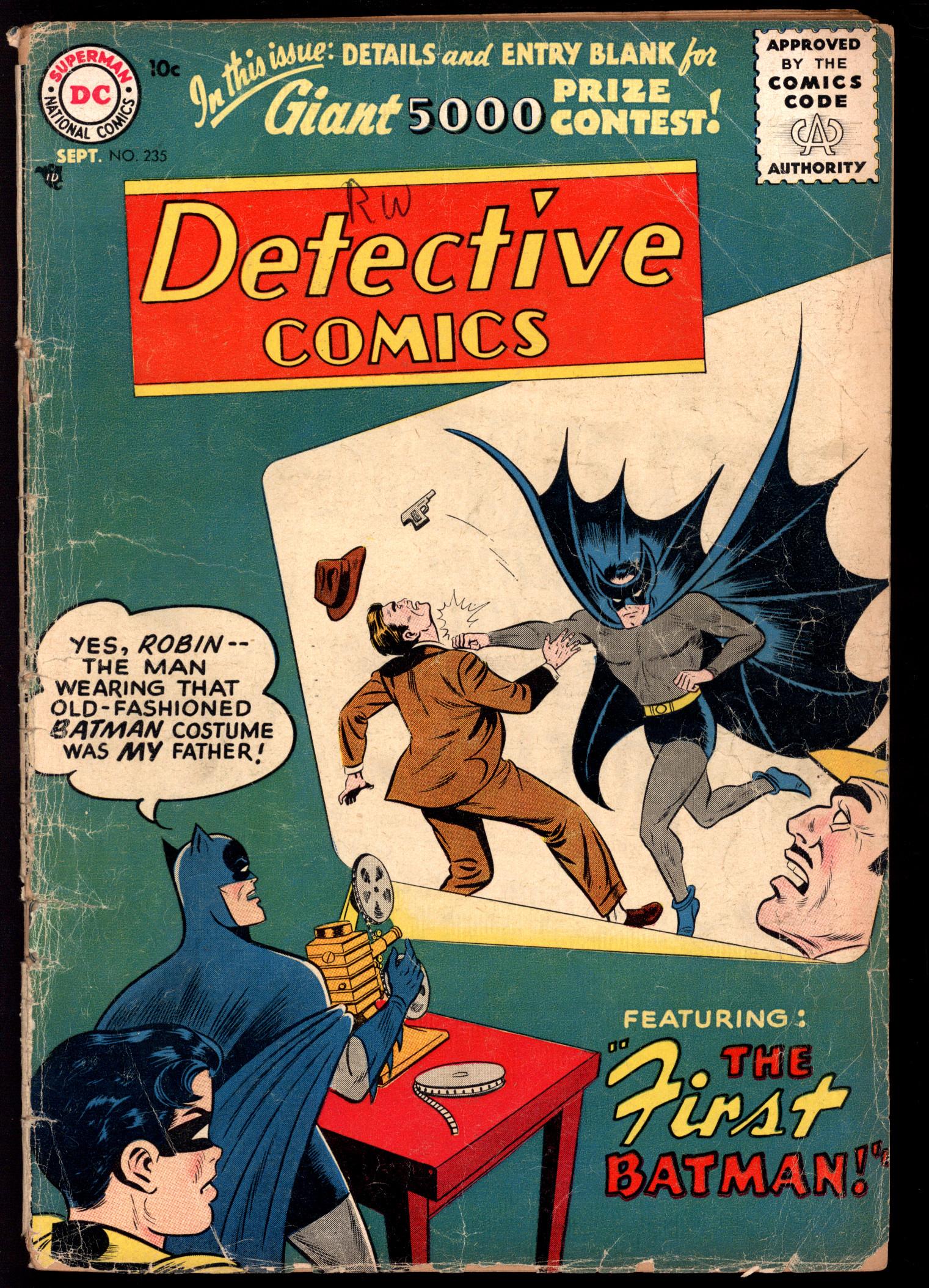 DETECTIVE COMICS Front Cover
