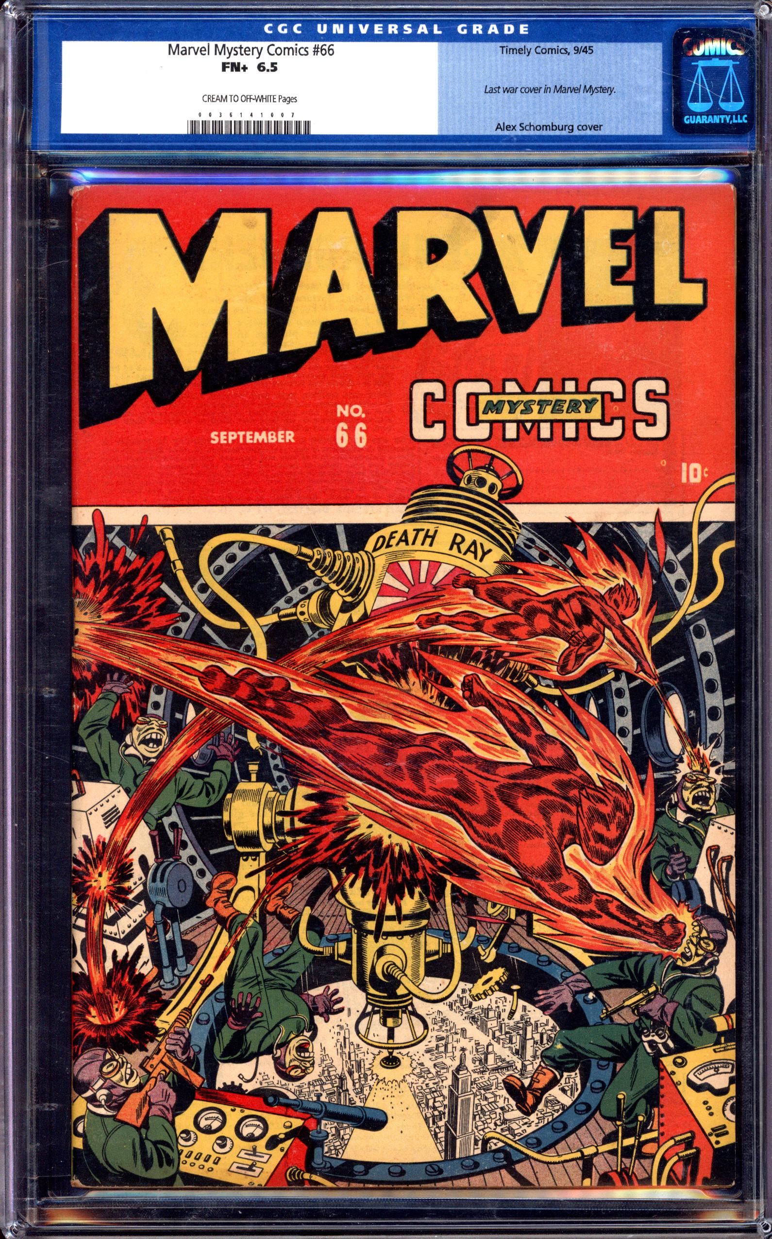 MARVEL MYSTERY COMICS Front Cover