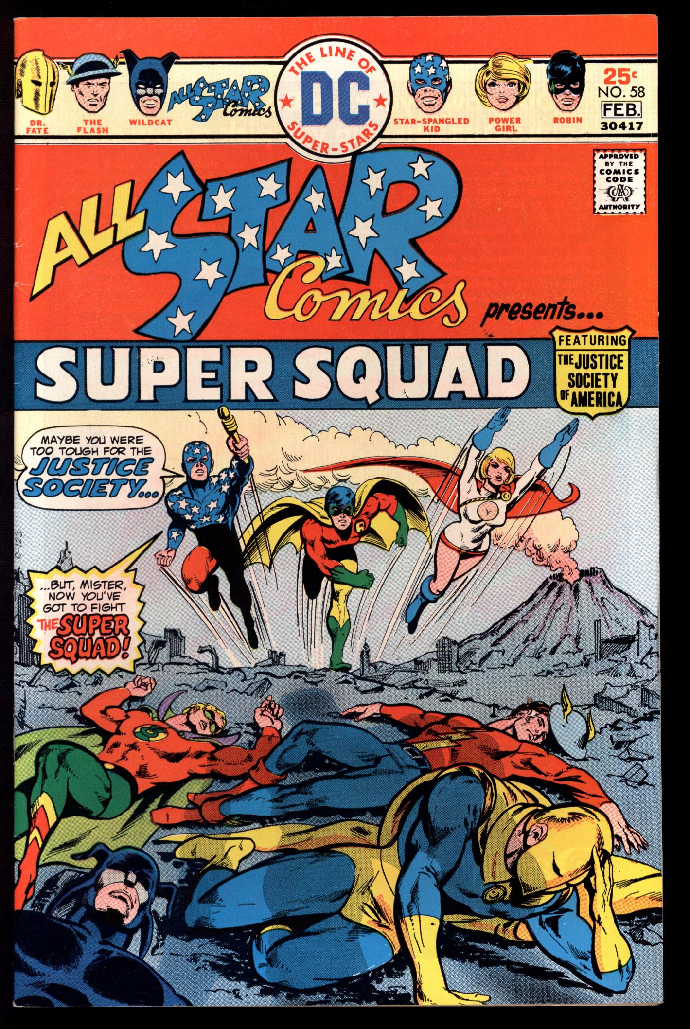 ALL-STAR COMICS Front Cover