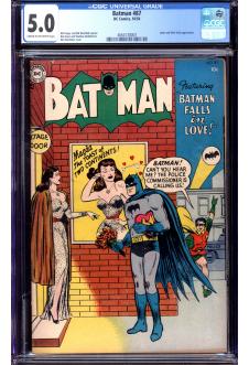 BATMAN #87 CGC 5.0 CR/OW PAGES front cover
