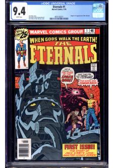ETERNALS #1 CGC 9.4 WHITE PAGES front cover