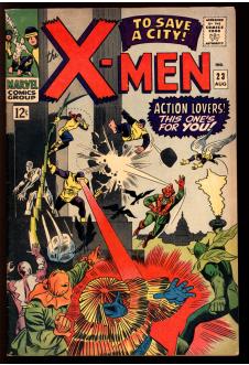X-MEN #23 7.5 front cover