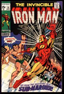 IRON MAN #25 7.0 front cover