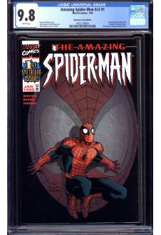 AMAZING SPIDER-MAN #V2 #1 CGC 9.8 WHITE PAGES front cover