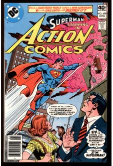 ACTION COMICS #498 7.5 front cover