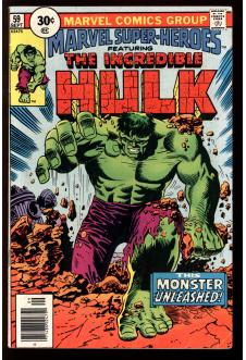 MARVEL SUPER-HEROES #59 4.5 30c PRICE VARIANT front cover
