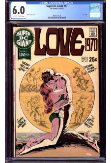 SUPER DC GIANT #17 CGC 6.0 OW/WH PAGES front cover