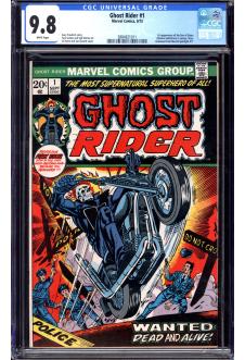 GHOST RIDER #1 CGC 9.8 WHITE PAGES (1973) front cover