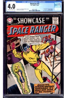SHOWCASE #15 CGC 4.0 CR/OW PAGES front cover