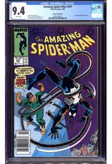AMAZING SPIDER-MAN #297 CGC 9.4 WHITE PAGES front cover