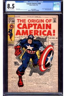 CAPTAIN AMERICA #109 CGC 8.5 OW/WH PAGES front cover
