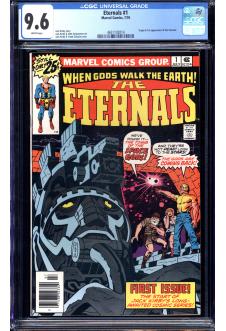ETERNALS #1 CGC 9.6 WHITE PAGES front cover