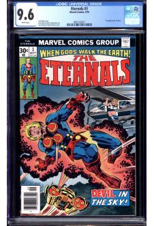 ETERNALS #3 CGC 9.6 WHITE PAGES front cover