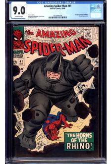 AMAZING SPIDER-MAN #41 CGC 9.0 OW PAGES front cover