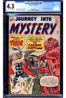 JOURNEY INTO MYSTERY #90 CGC 4.5 OW/WH PAGES front cover