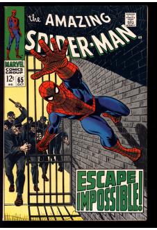 AMAZING SPIDER-MAN #65 7.5 front cover