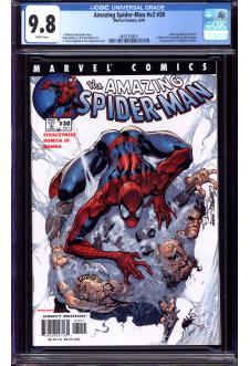 AMAZING SPIDER-MAN #V2 #30 CGC 9.8 WHITE PAGES front cover