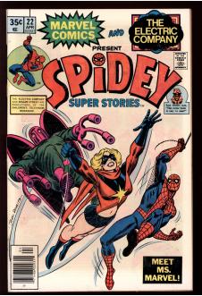 SPIDEY SUPER STORIES #22 8.0 front cover