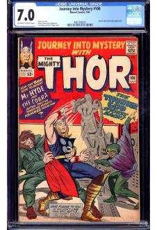 JOURNEY INTO MYSTERY #106 CGC 7.0 OW/WH PAGES front cover