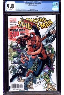 AMAZING SPIDER-MAN #500 CGC 9.8 WHITE PAGES front cover