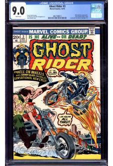 GHOST RIDER #3 CGC 9.0 WHITE PAGES front cover